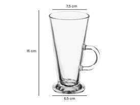 Set 3 jarros capuchino grandes